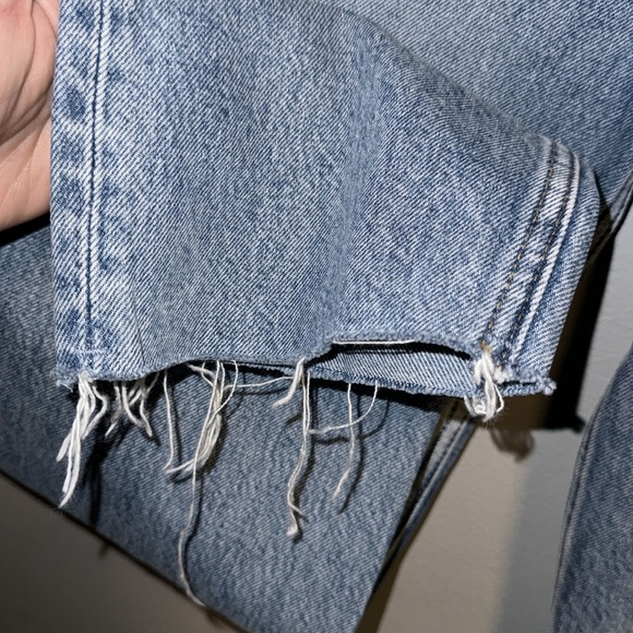 Stockholm Atelier & Other Stories Women’s High Waisted Raw Hem Size 26 - Picture 4 of 7